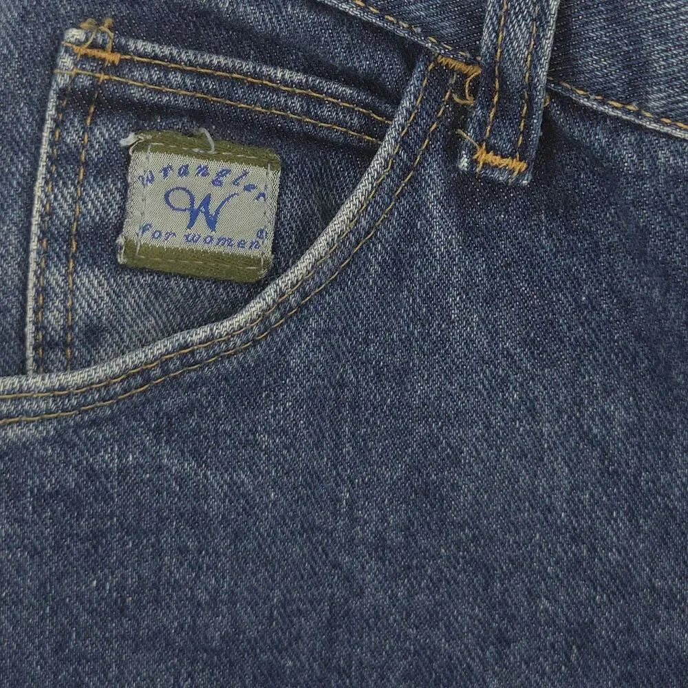 Vintage Wrangler For Women Jeans Size 18x30 Straight Leg Western Cowboy Rodeo